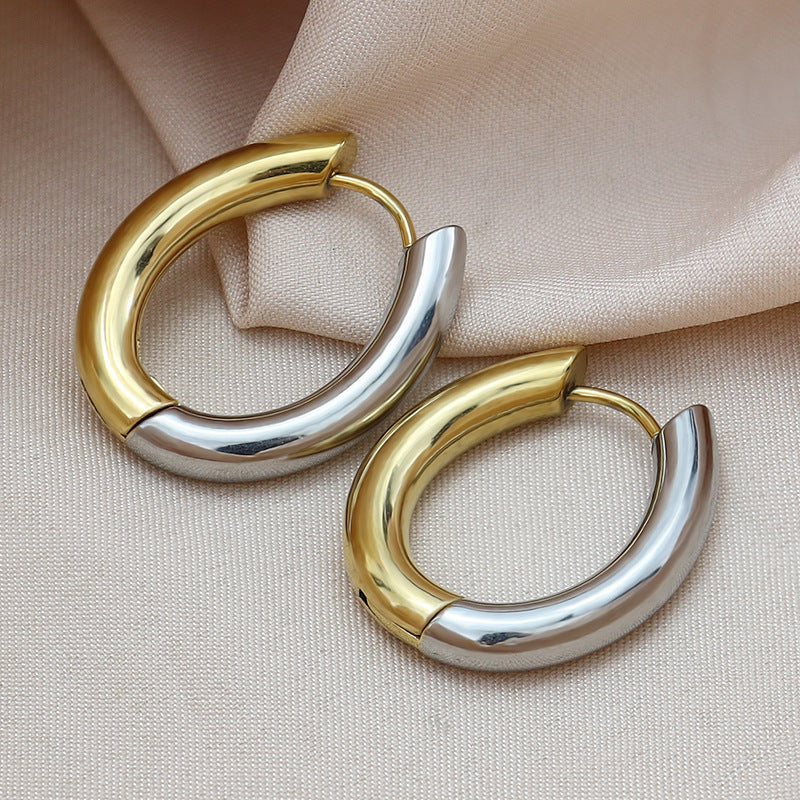 Luxury Minority High-grade Electroplating Temperament Gradient Earrings
