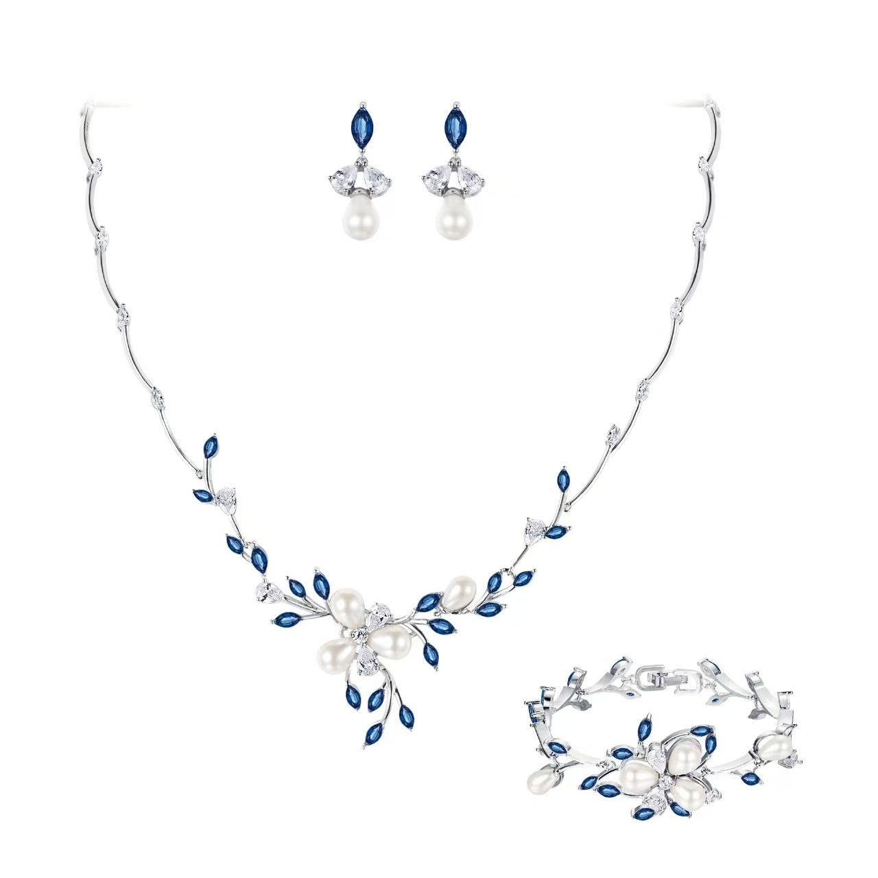 Unique Classic Stylish Cool Diamond Alloy Jewelry Set