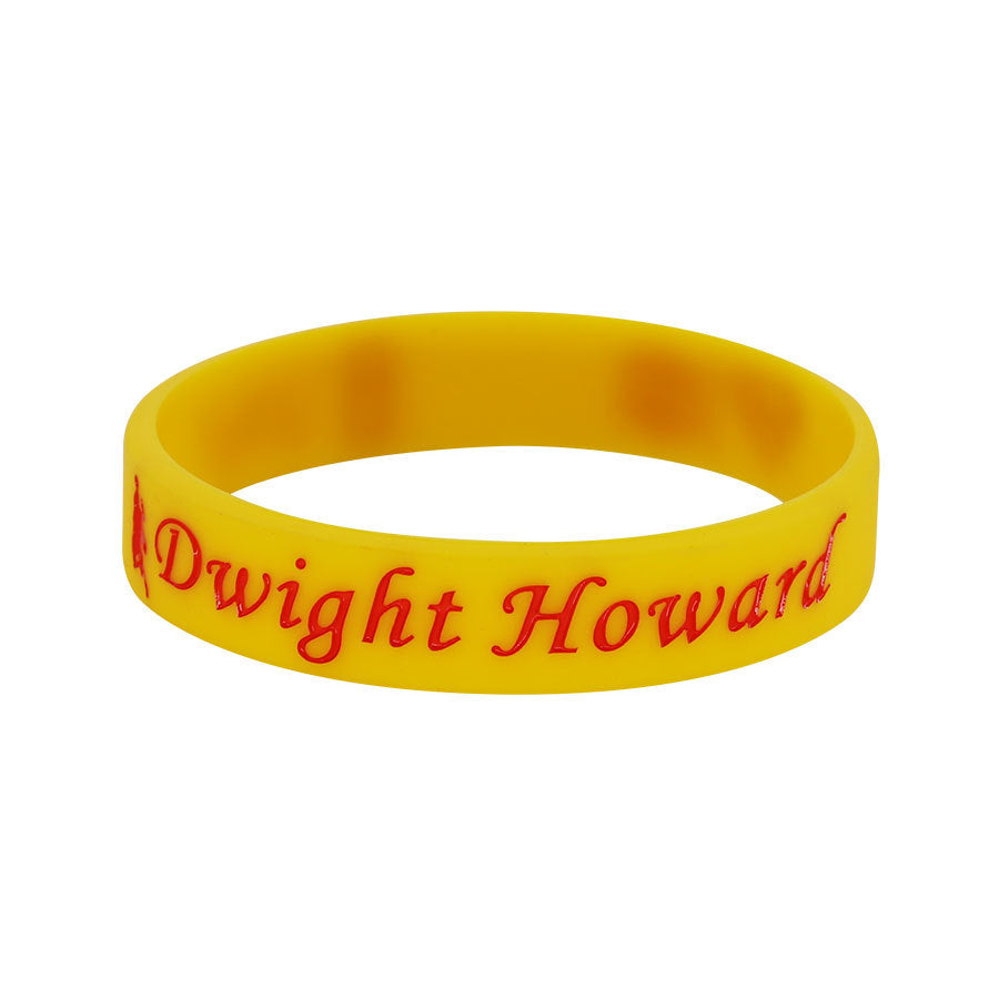Star Concave Thickened Silicone Kobe James Basketball Bracelet