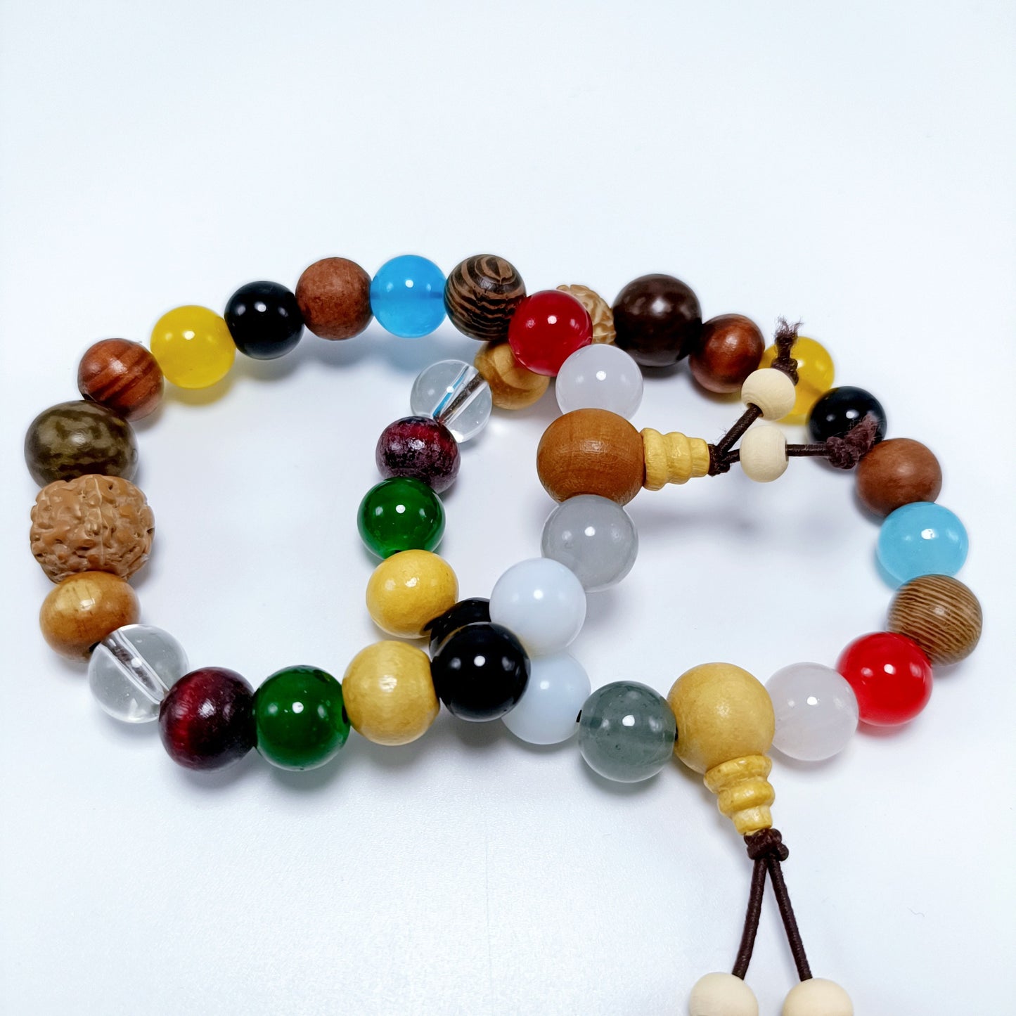 Boutique Walnut Green Sandalwood Fu Lu Bracelet
