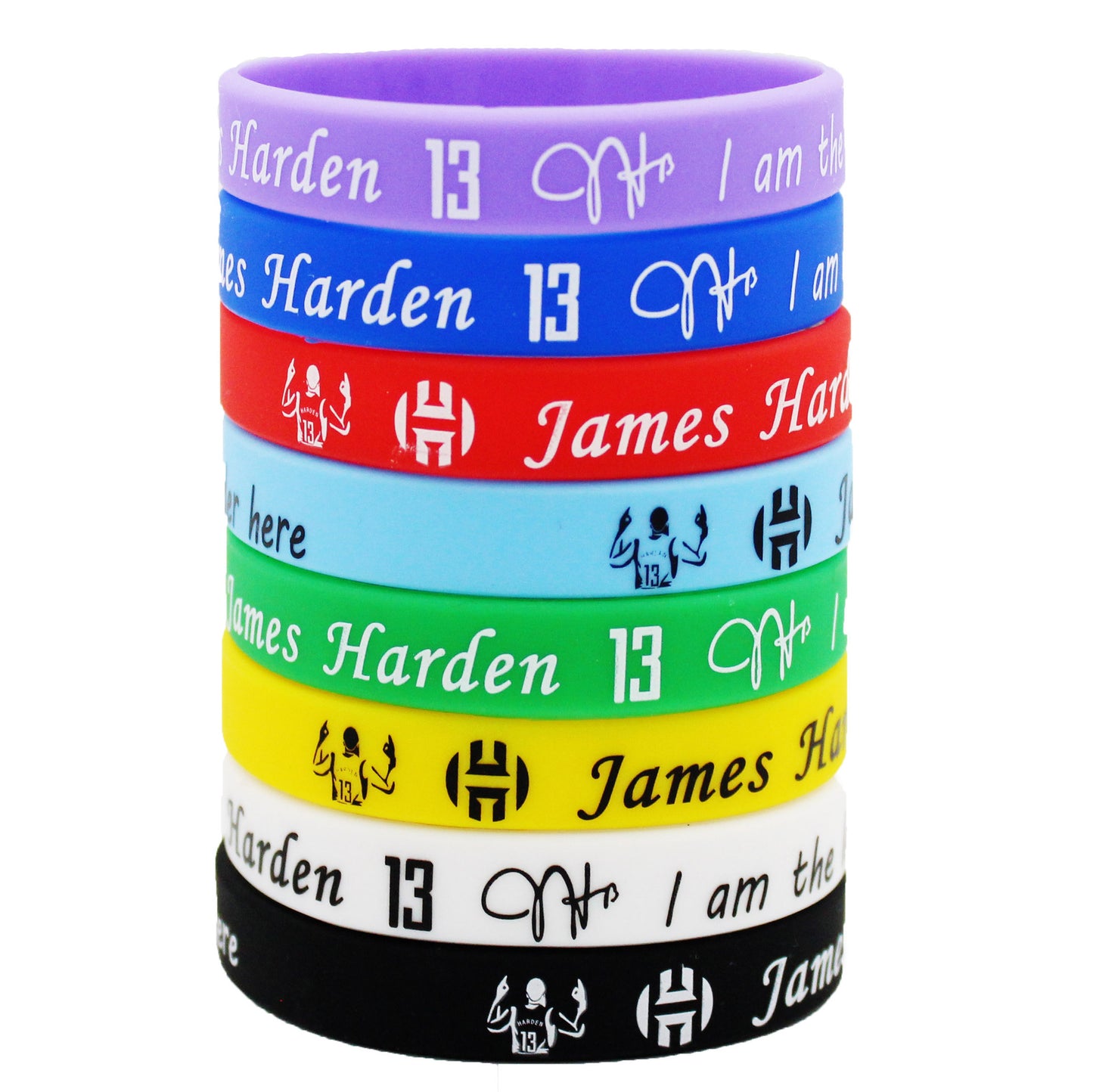 Silk Screen Basketball Silicone Sports Curry James Bracelet