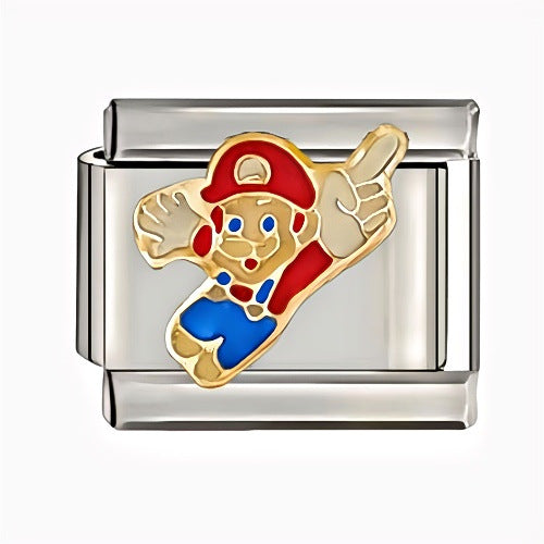Welding Pattern Oil Dripping Cartoon Italian Bracelets