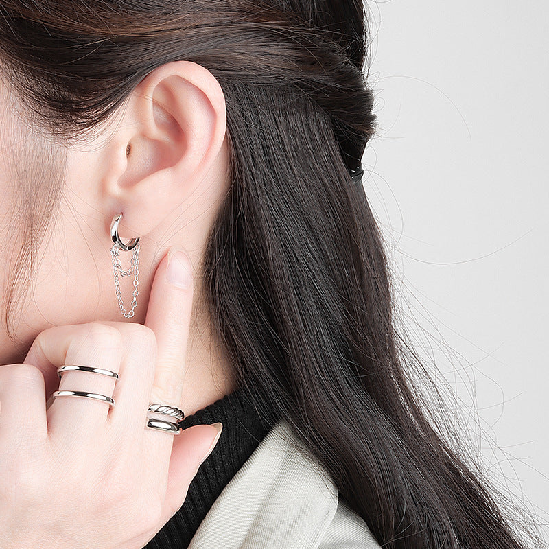 Ear Chain Female Tide Clip Personalized Advanced Rings