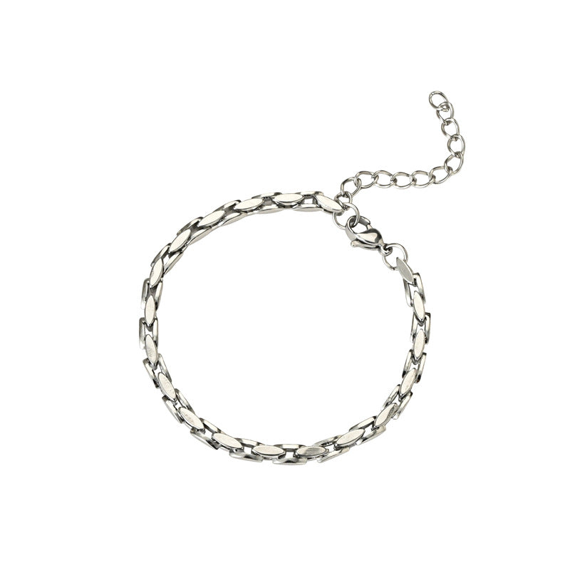 Men's Bone Handmade Korean Hip Hop Cold Bracelet