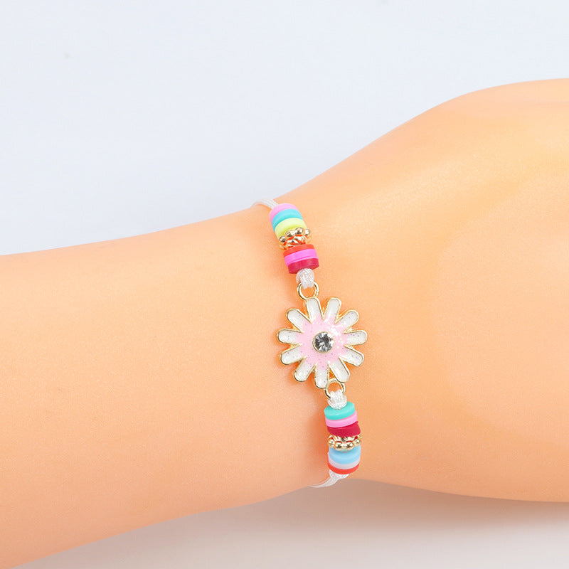 Children's Dinosaur Unicorn Pineapple Rainbow Cartoon Animal Bracelets