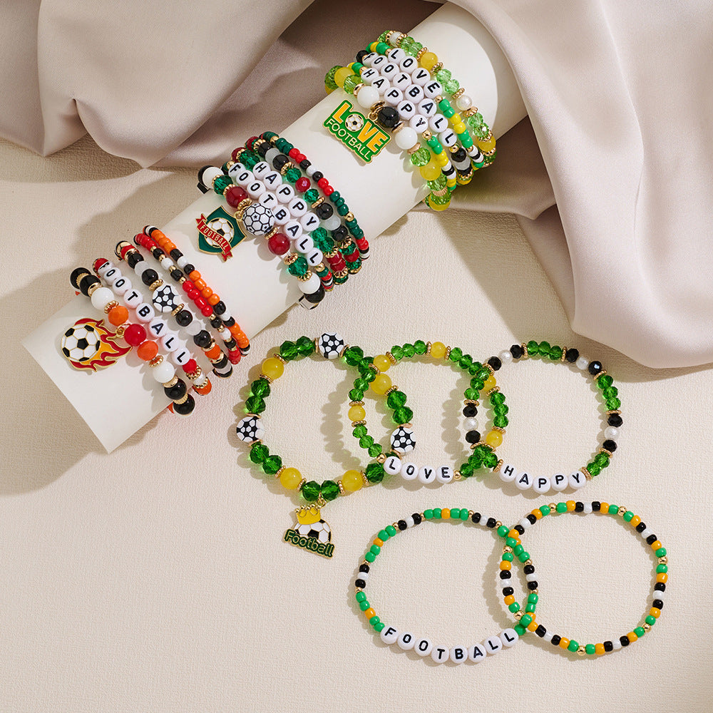 American Mexico World Cup Football Shoes Bracelet