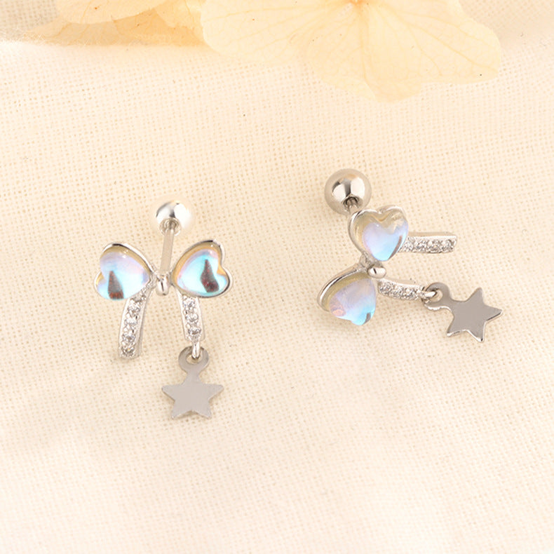 New Bow Female Temperament Minority Design Rings