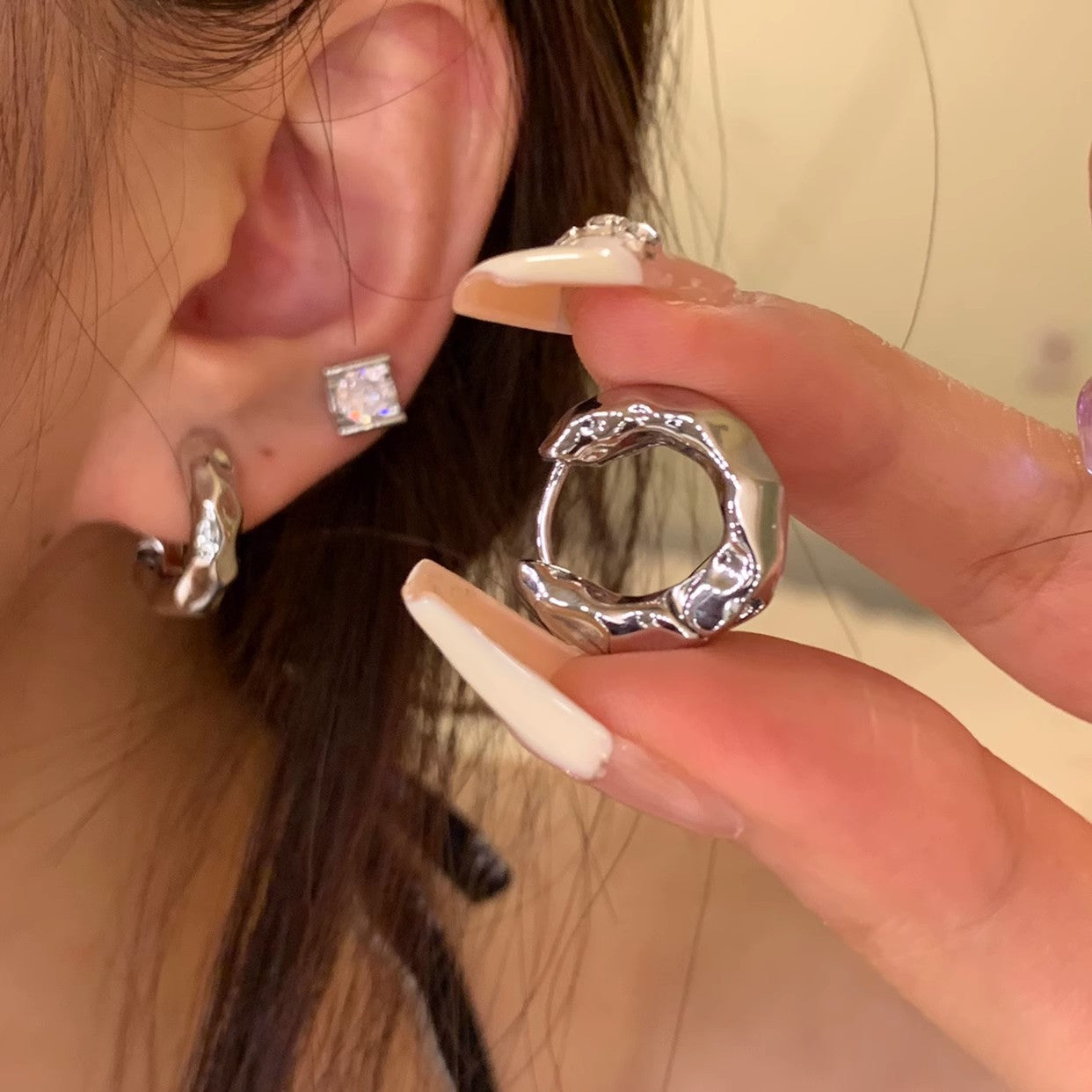 Niche Design Advanced Style Female Ear Earrings