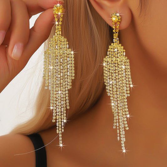 Tassel High-grade Affordable Luxury Style Unique Earrings