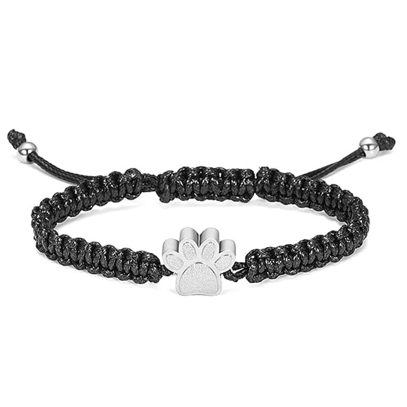 Women's & Men's Steel Ornament Open Memorial Pet Hair Bracelets