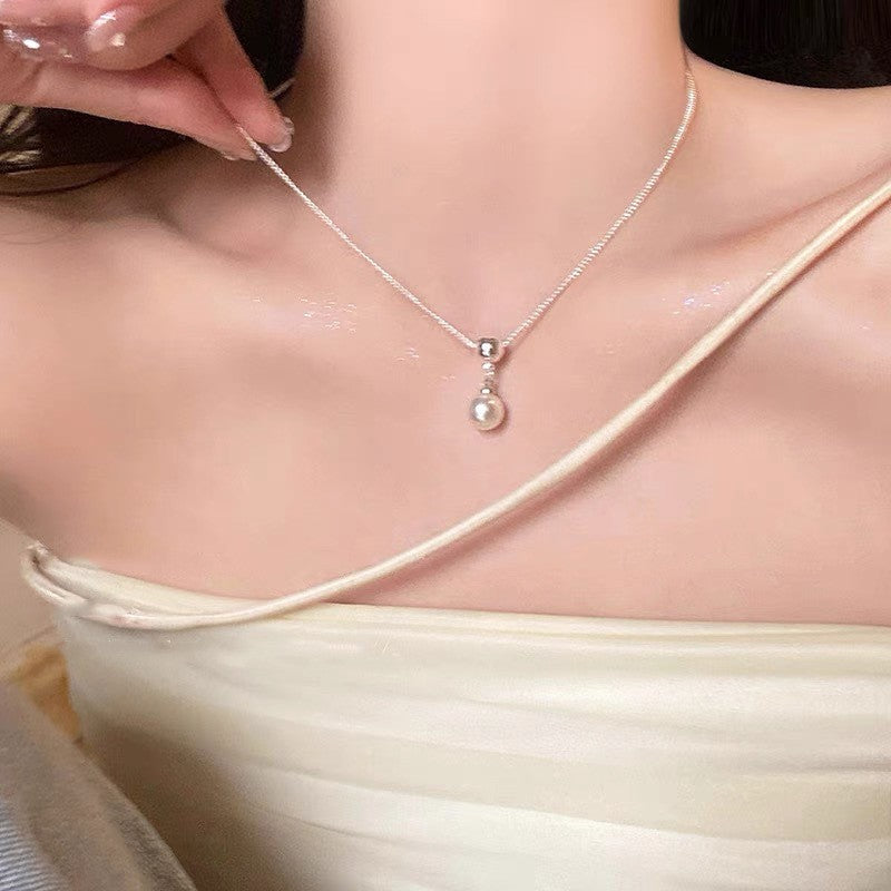 Women's Heart Light Luxury Minority Clavicle Chain Cold Necklace