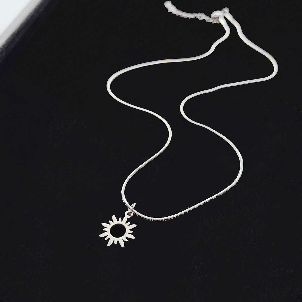 Stainless Moon Asterism Star Snake Bones Chain Necklaces