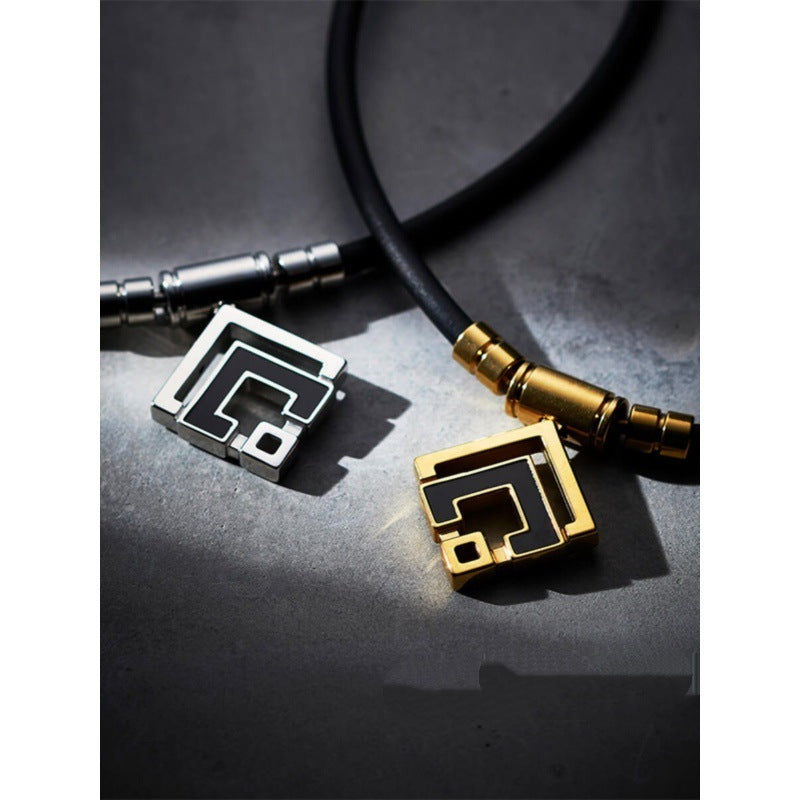 Vertebra Niche Exquisite Energy Loop Stylish Simple Necklaces