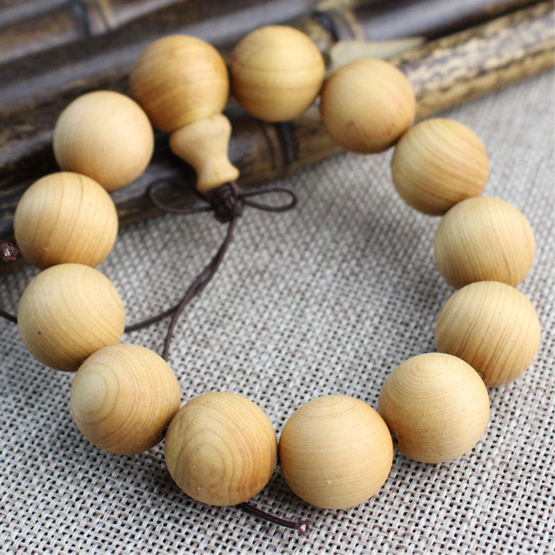 Women's & Men's Arborvitae Made Of Mature Material Scar Beads Bracelet