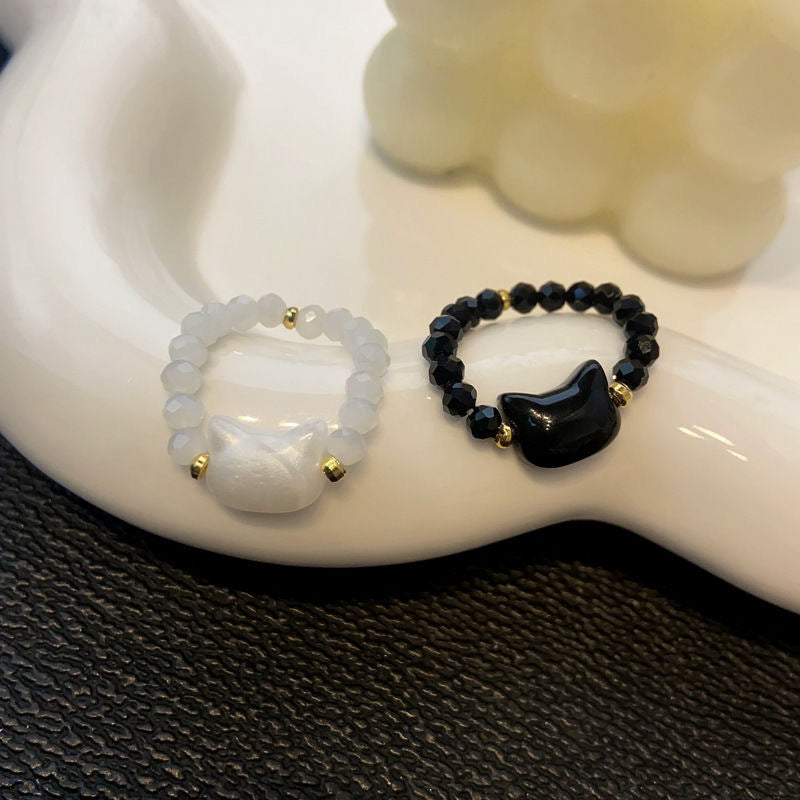 Niche Design High-grade Cat Appearance Gifts Rings