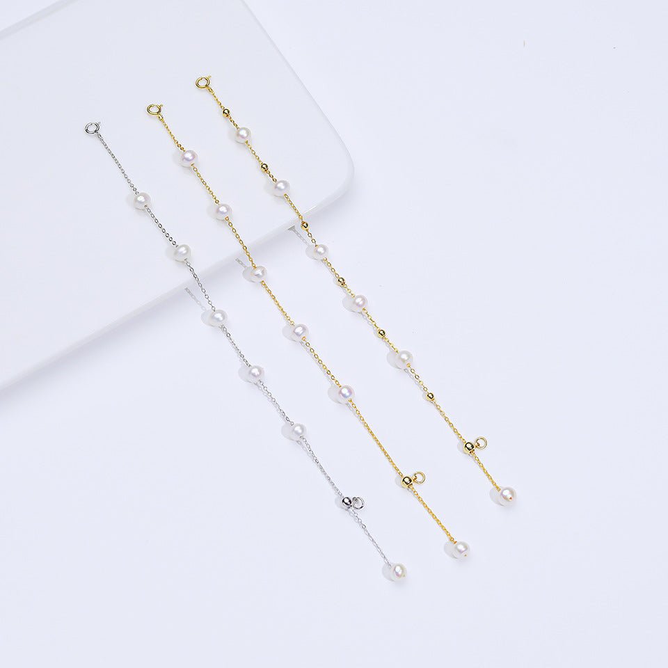 Freshwater Pearl Female Starry Sky Simple Design High Bracelet