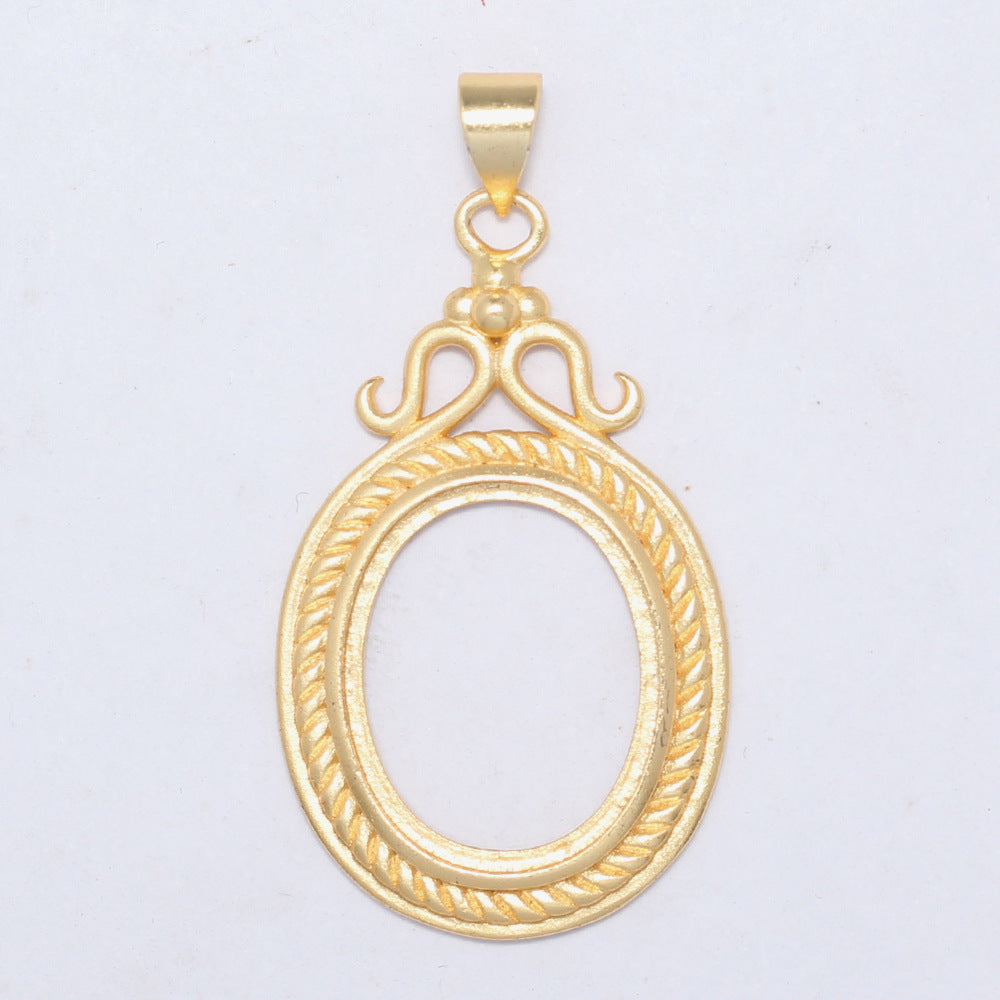 Size Style Copper Alloy Electroplated Sier Pendants