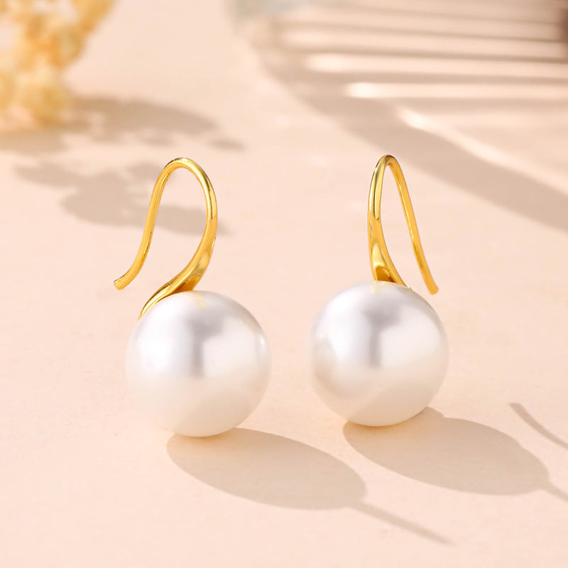 Women's Style All Match Pearl High Heels Earrings
