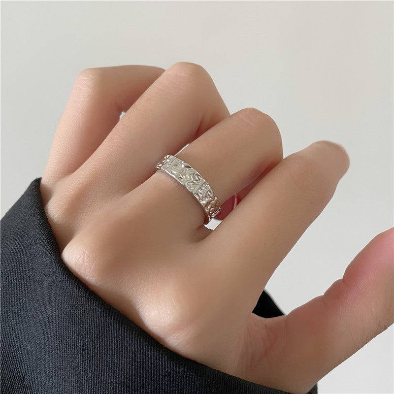 Women's & Men's Foil Open Index Finger Dark Style Simple Rings