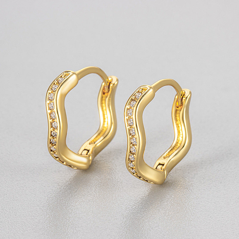 Female Niche High Sense Sleeping No Need To Take Off Ear Buckle