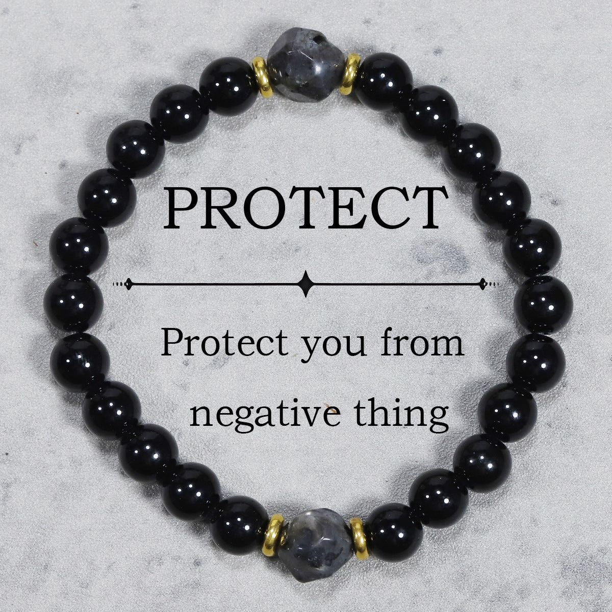 Tigereye Natural Stone Beaded Crystal Unisex Bracelet