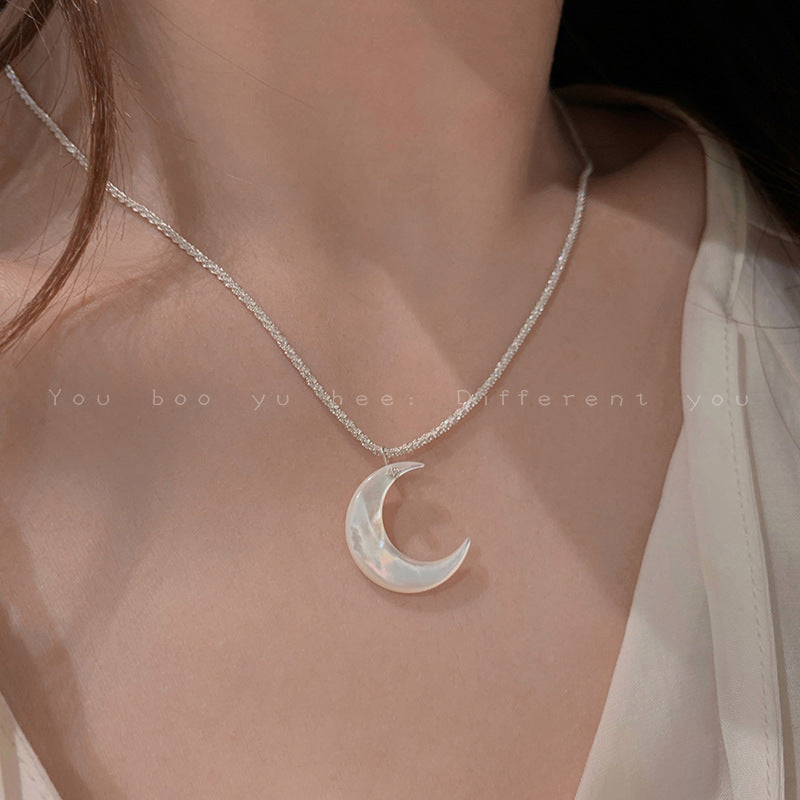 Shell Zircon Starry Female Summer Niche Necklace