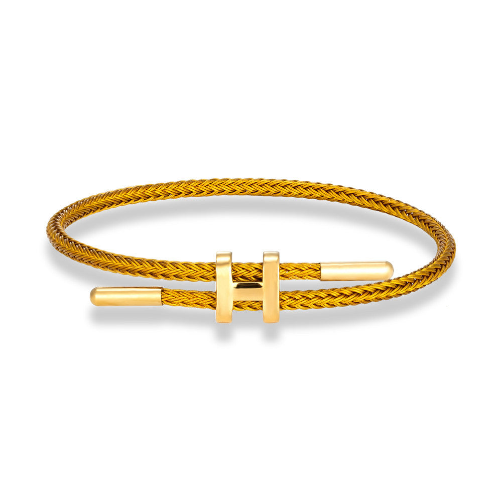 Hard Gold Accessories Carrying Strap Lucky Bracelets