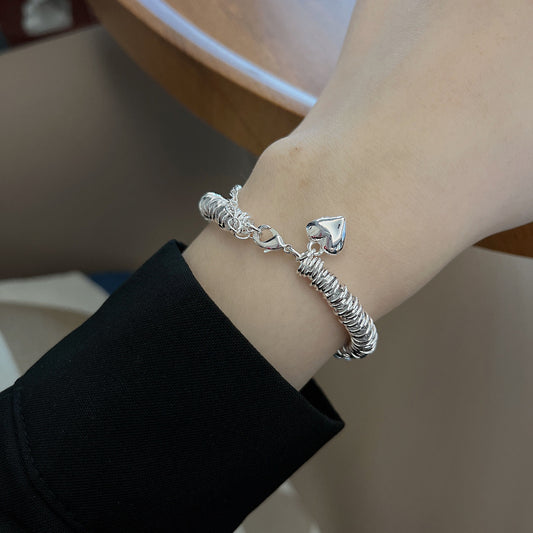 Women's Design Heart Fashion Personality Style Peach Bracelets