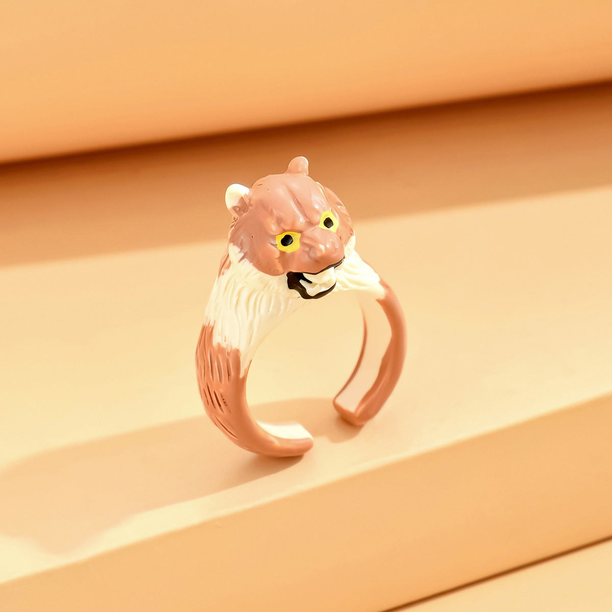 Monster Black Cat Female Dopamine Big Eyes Couple Little Finger Ring
