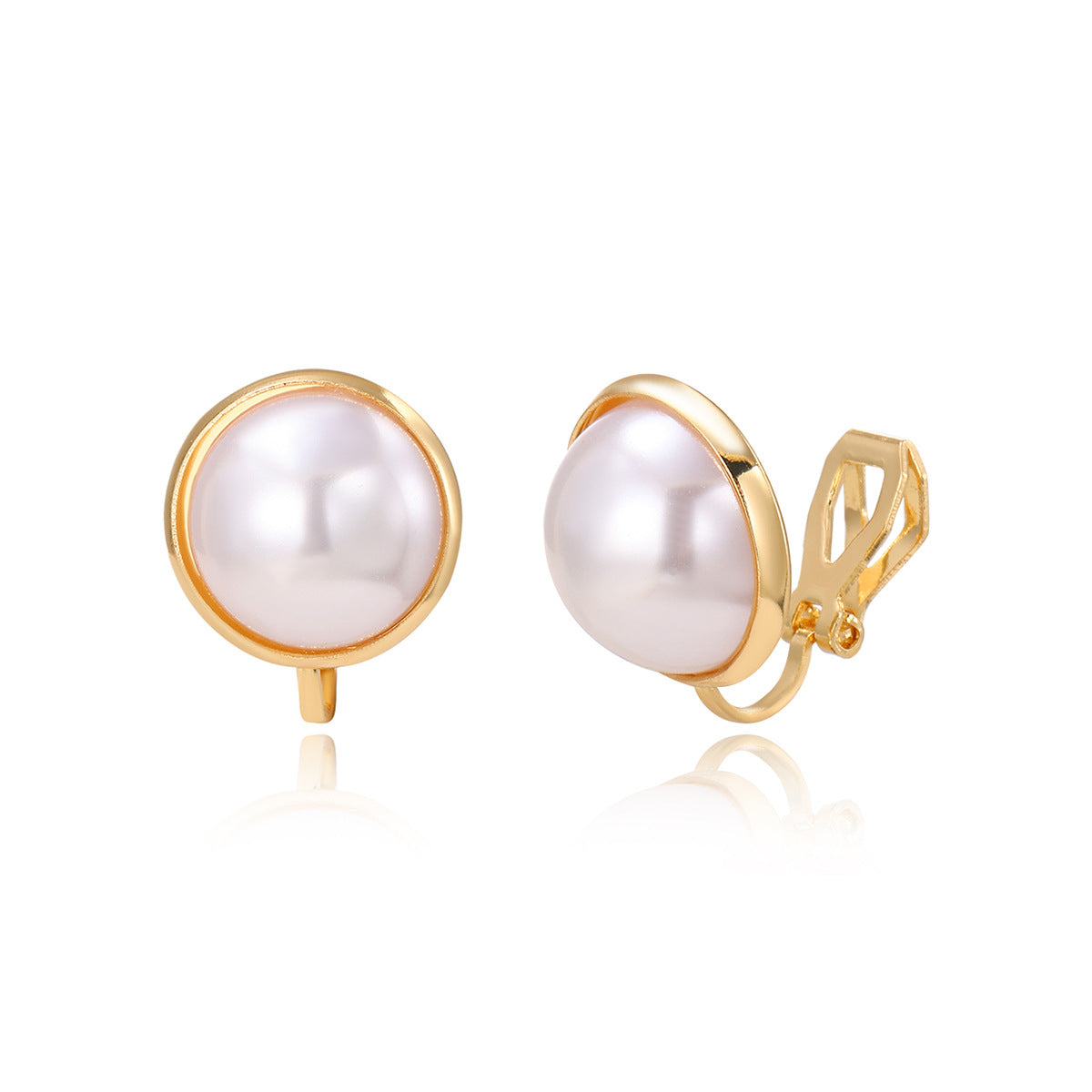 Women's Fashion Refined Grace All Match Pearl Ear Clip Without Stud Earrings