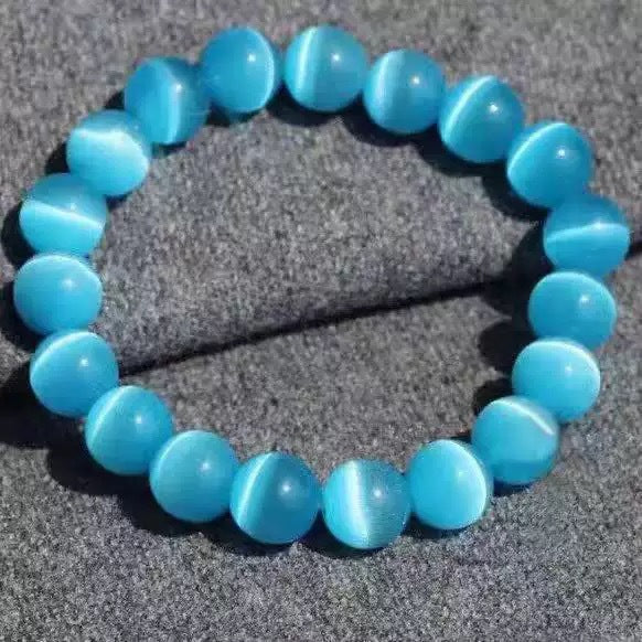 Sea Blue Opal Crystal High Goods Hand High-grade White Bracelet