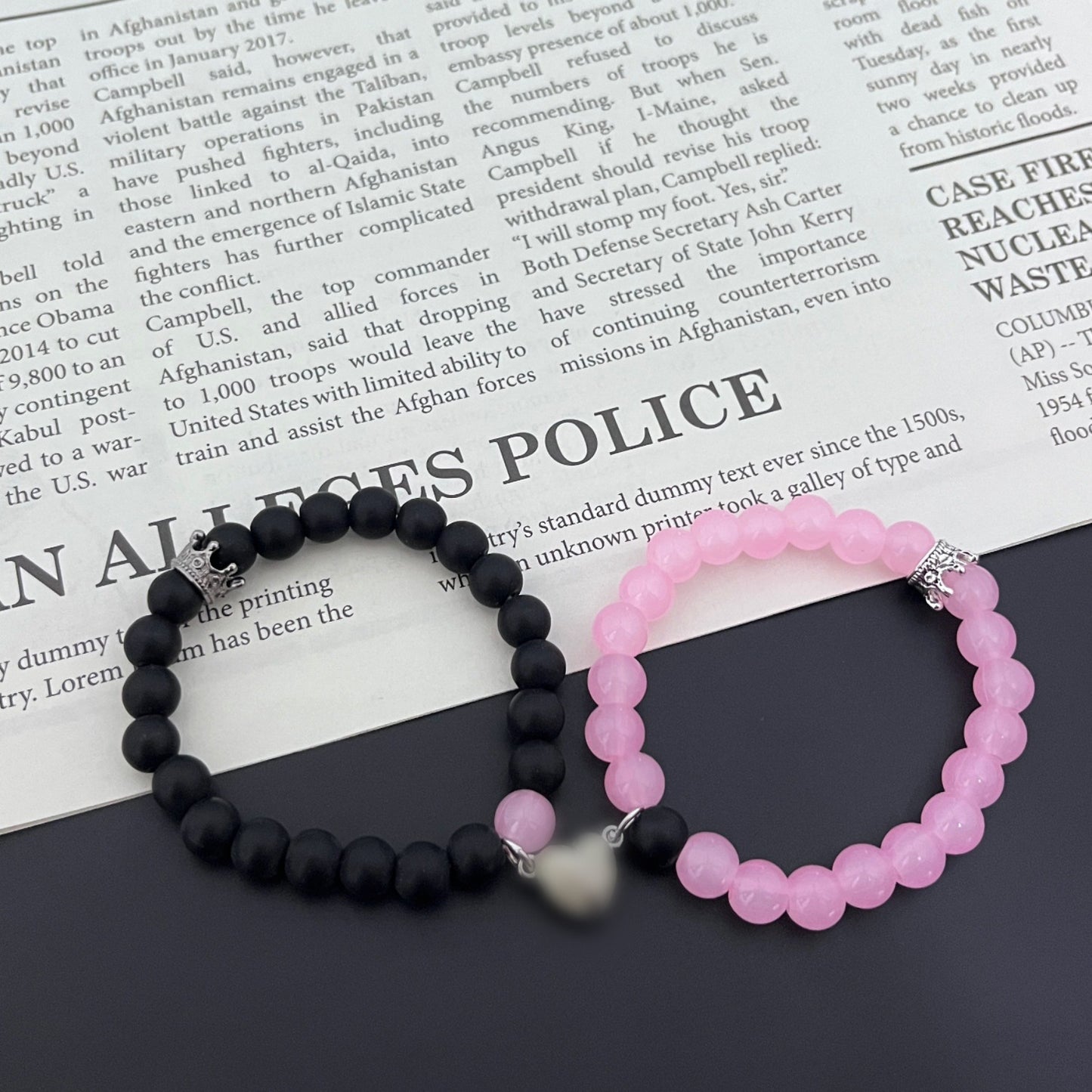 Love Magnet Suction Couple Personalized Niche Design Bracelet