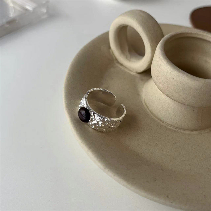 Women's Sier Simple Light Luxury High-grade Index Finger Open Rings