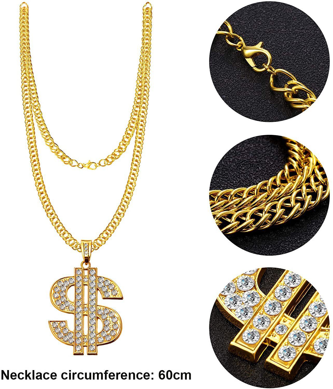 Hop Punk Usd Bucket Hat Black Necklaces