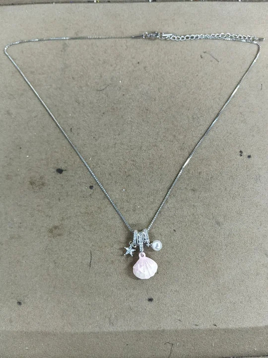 Pearl Oil Dripping Shell Light Luxury High-grade Sense Niche Sweet Necklace