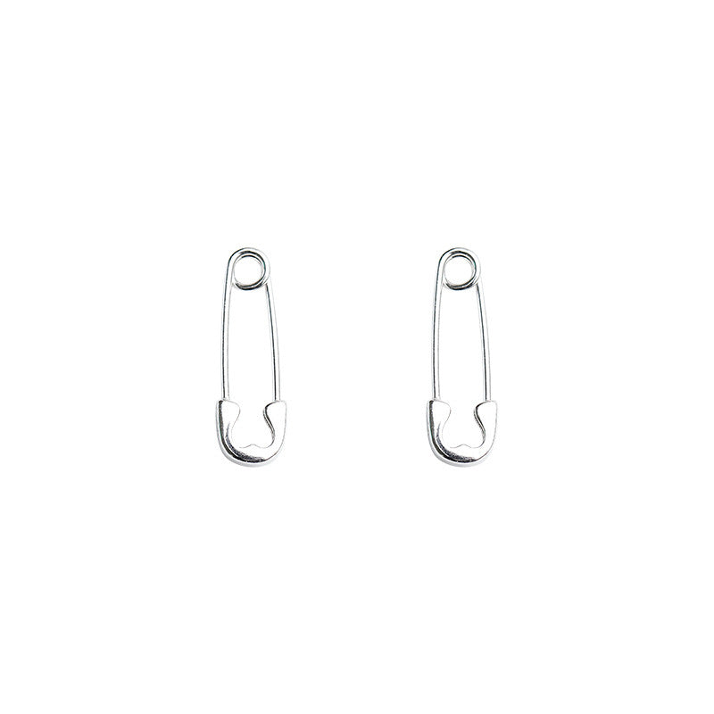 Women's Sier Needle Ear Clip Simple Cold Style Unique Hipster Small Earrings