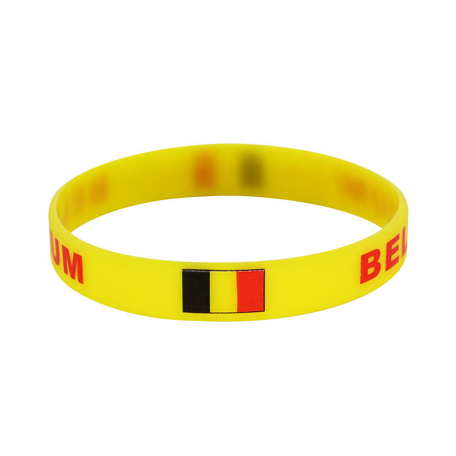 Cup Silicone National Team Canada Ink Flag Bracelets