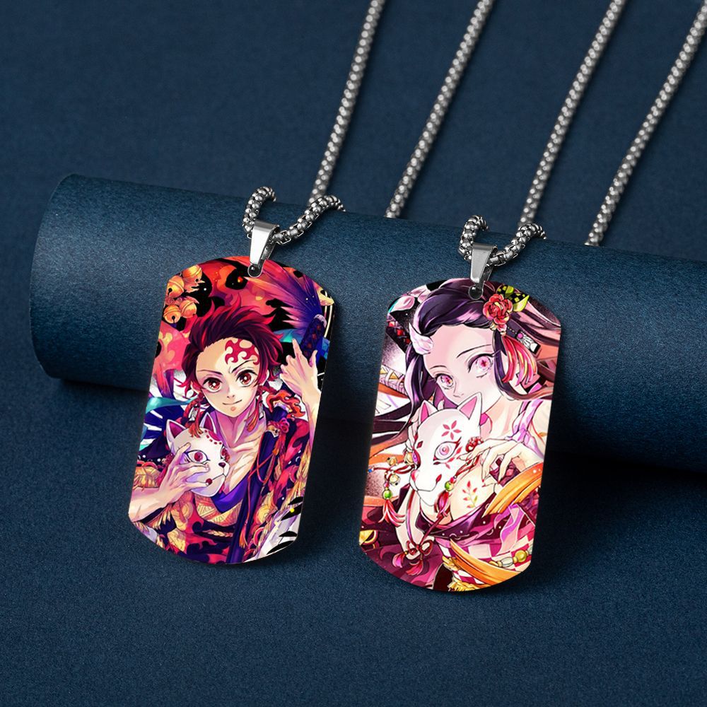 No Stainless Steel Color Printing Army Pendants