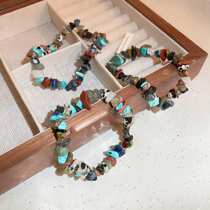 Women's Pearl Buckle French Fashion Design Retro Love Temperament Bracelets