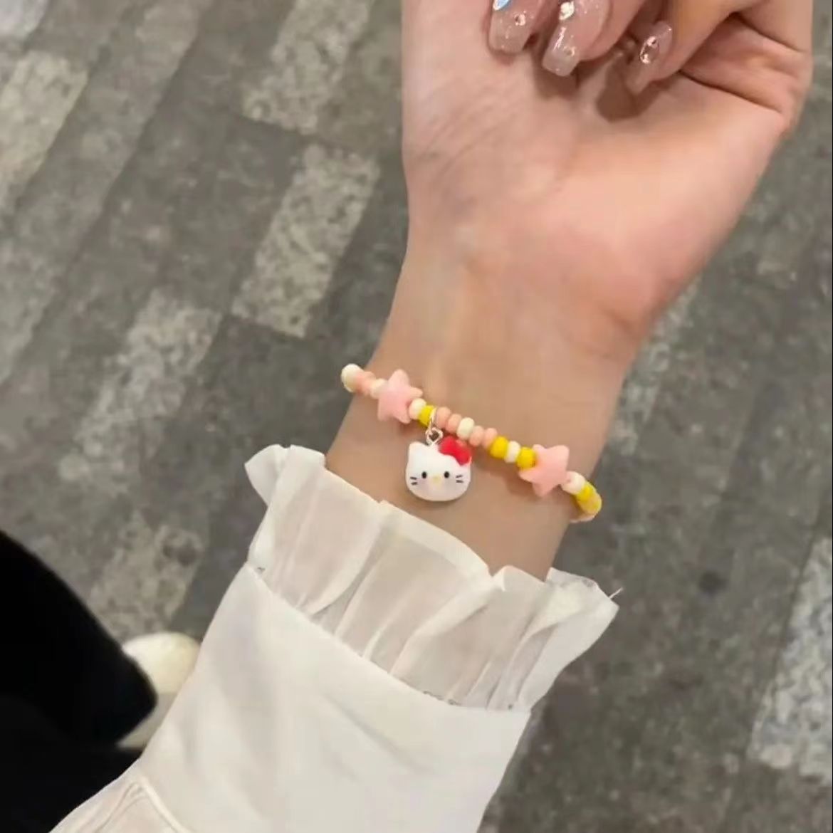 Beaded Tassel Female Design Good-looking Personality Versatile Bracelet
