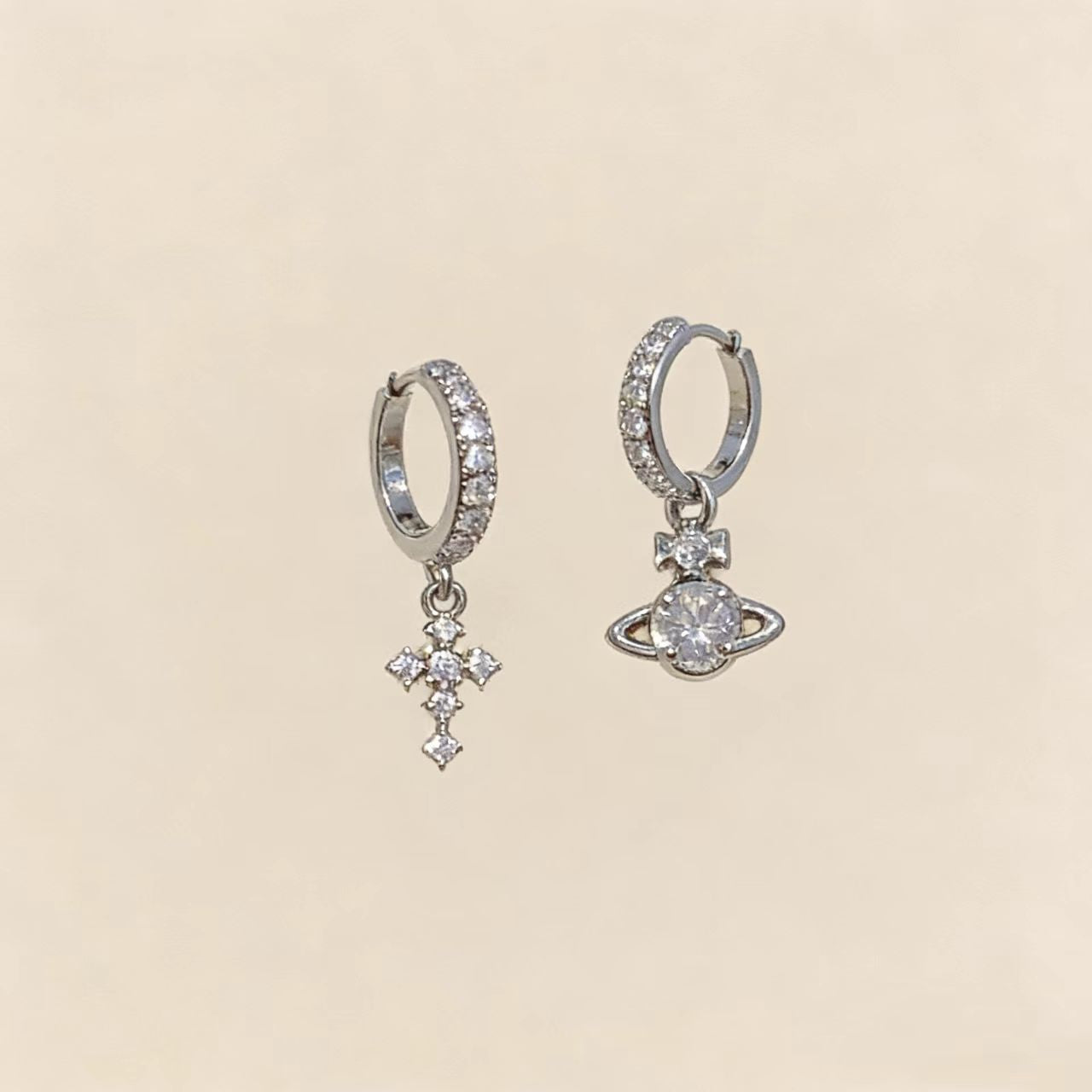 Bone Small Versatile Butterfly Design Pin Stud Earrings