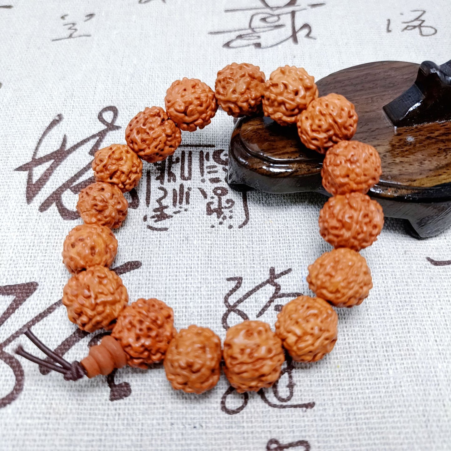 Women's & Men's King Walnut National Bodhi Cultural Artifact Prayer Beads Stall Live Bracelets