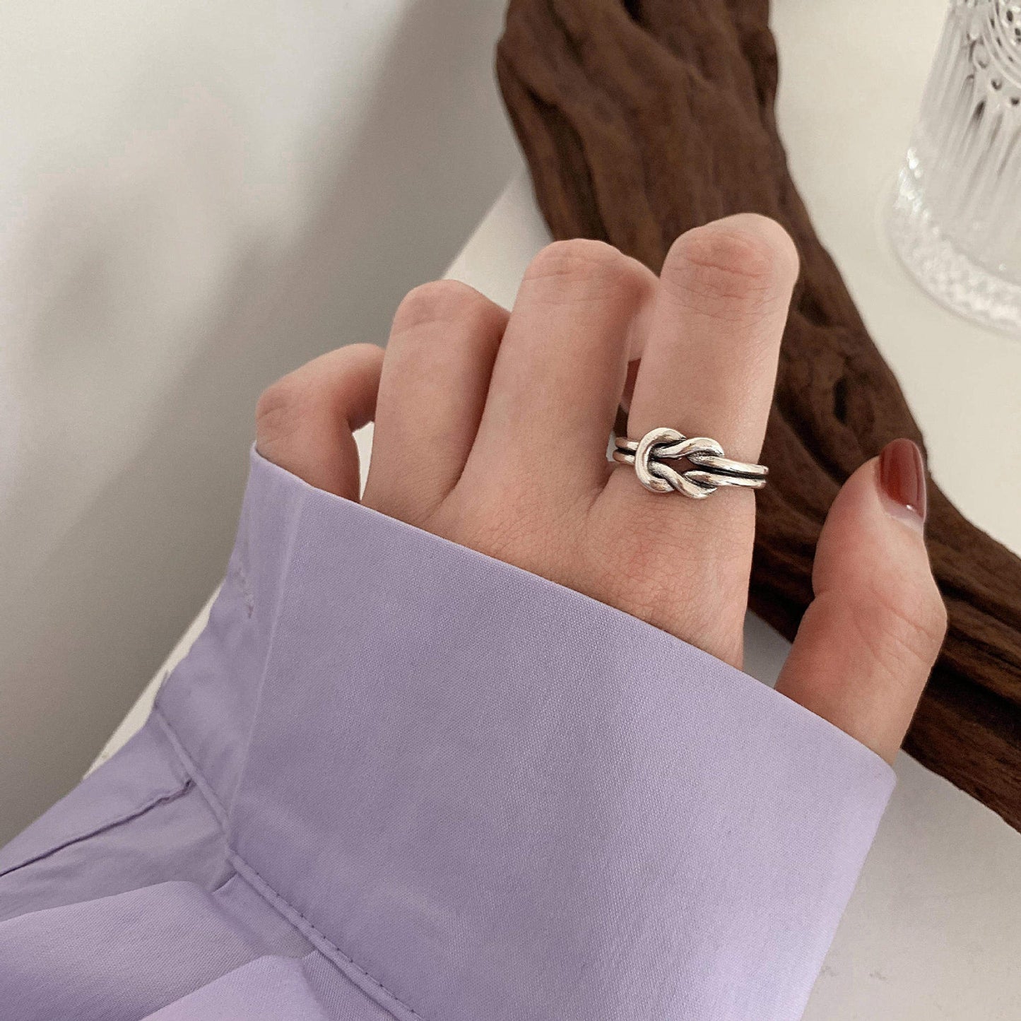 Nail Female Niche High Sense Twin Index Finger Bracelets