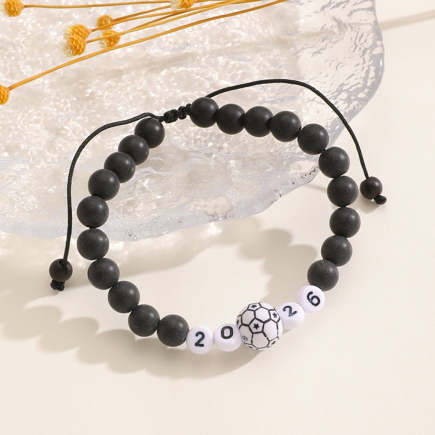Cup Football Creative Woven Adjustable Commemorative Carrying Bracelet
