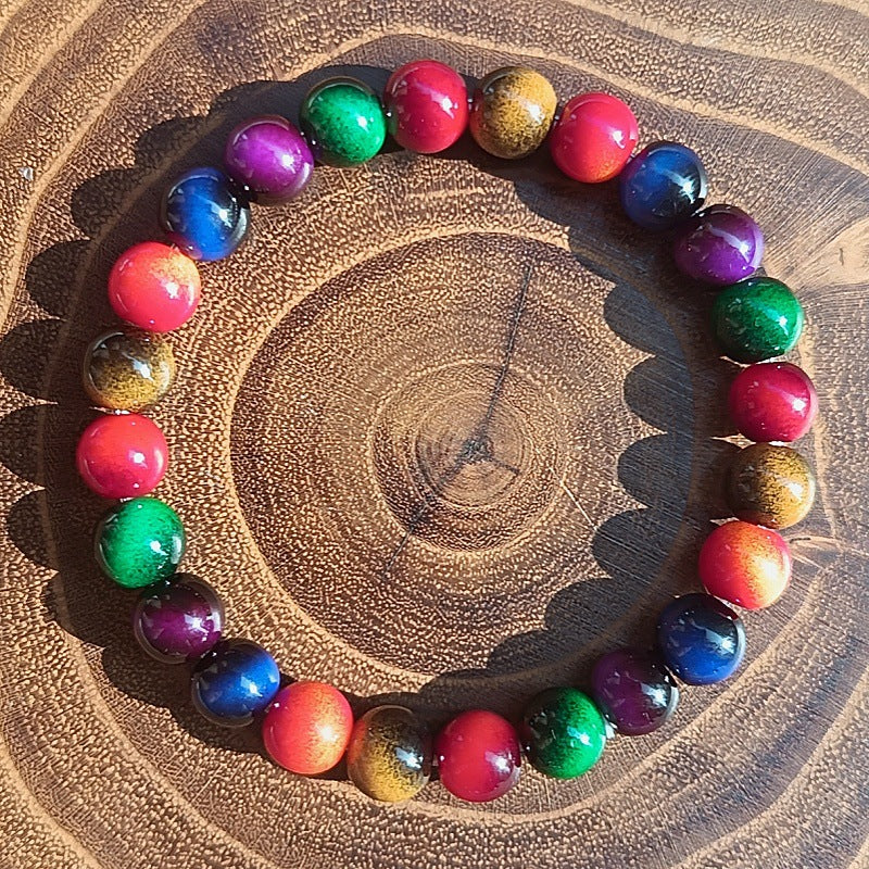 Versatile Classic Comfortable Xi Glass Tigereye Bracelet