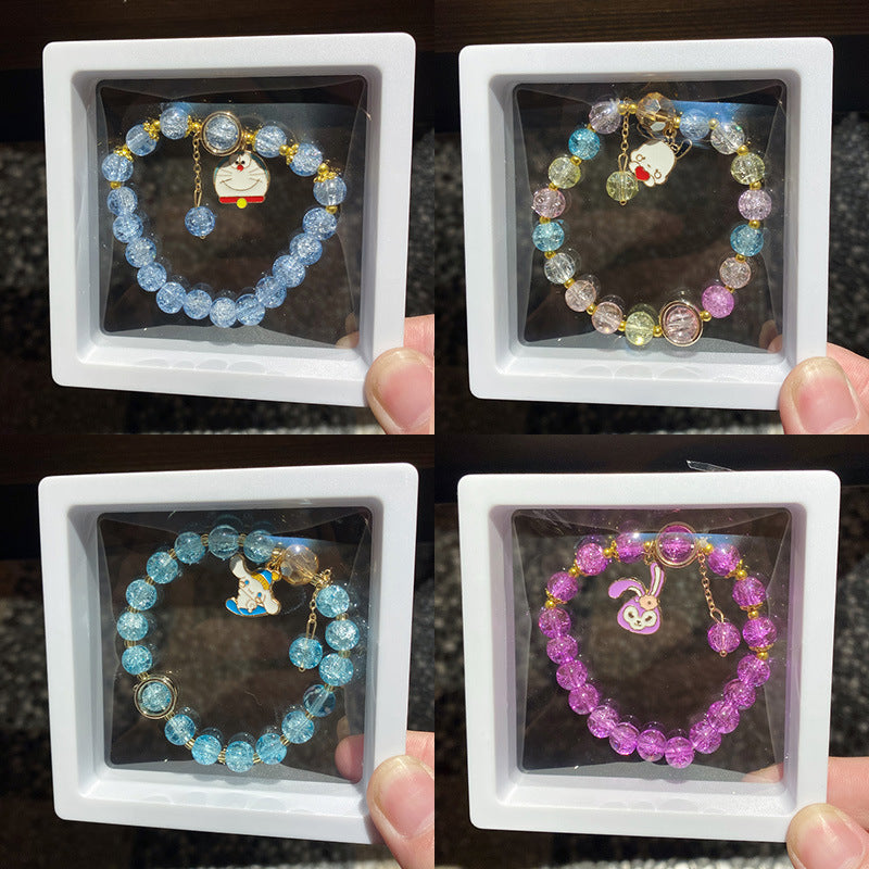 Children's Handmade Beaded Cartoon Crystal Glazed Get Bracelets