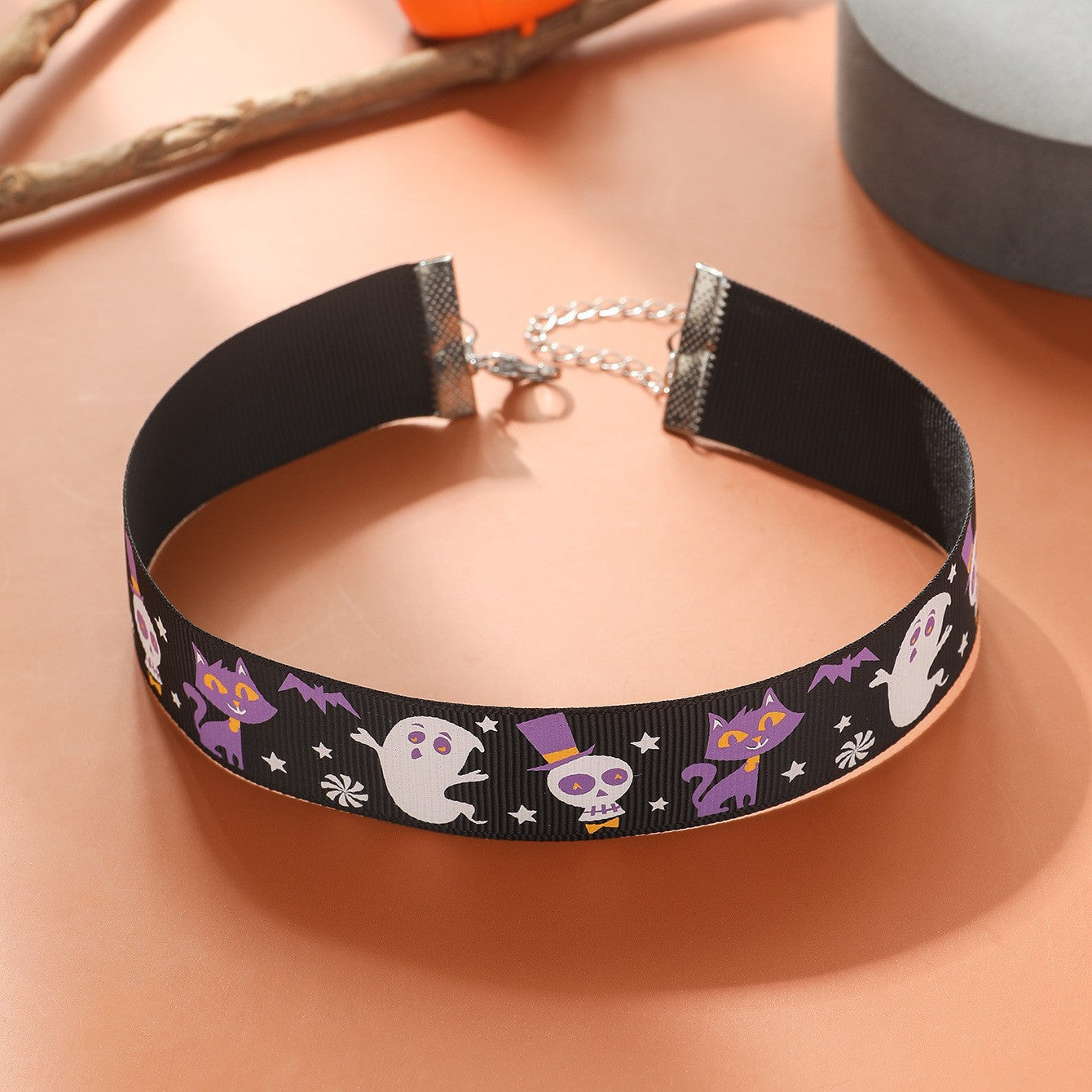 Dark Style Personality Skull Spider Collar Necklaces