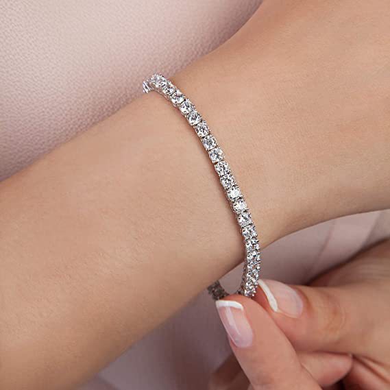 Women's High-grade Light Luxury Rhinestone For Design Simple Full Bracelets