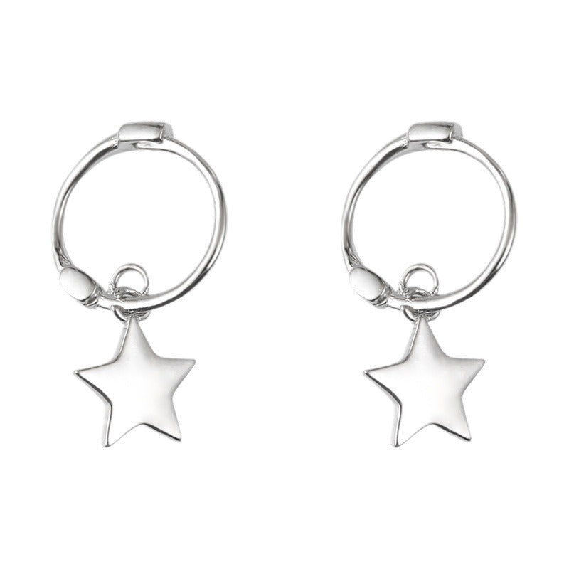 Clip Fresh Eardrop Short Simple Sweet Earrings