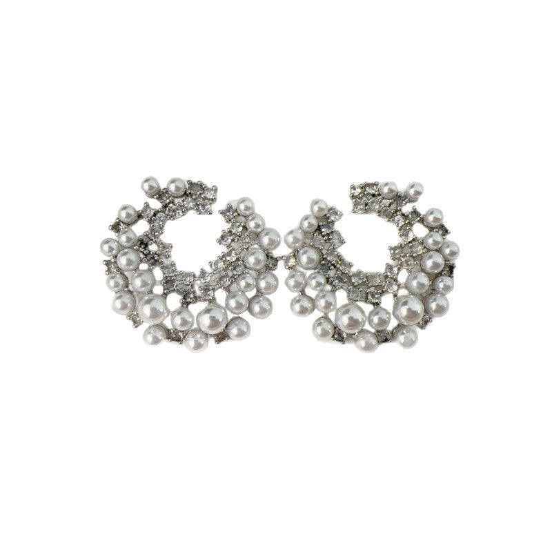 Affordable Luxury Fashion High-grade Pearl Shaped Niche Exquisite Versatile Trendy Rings